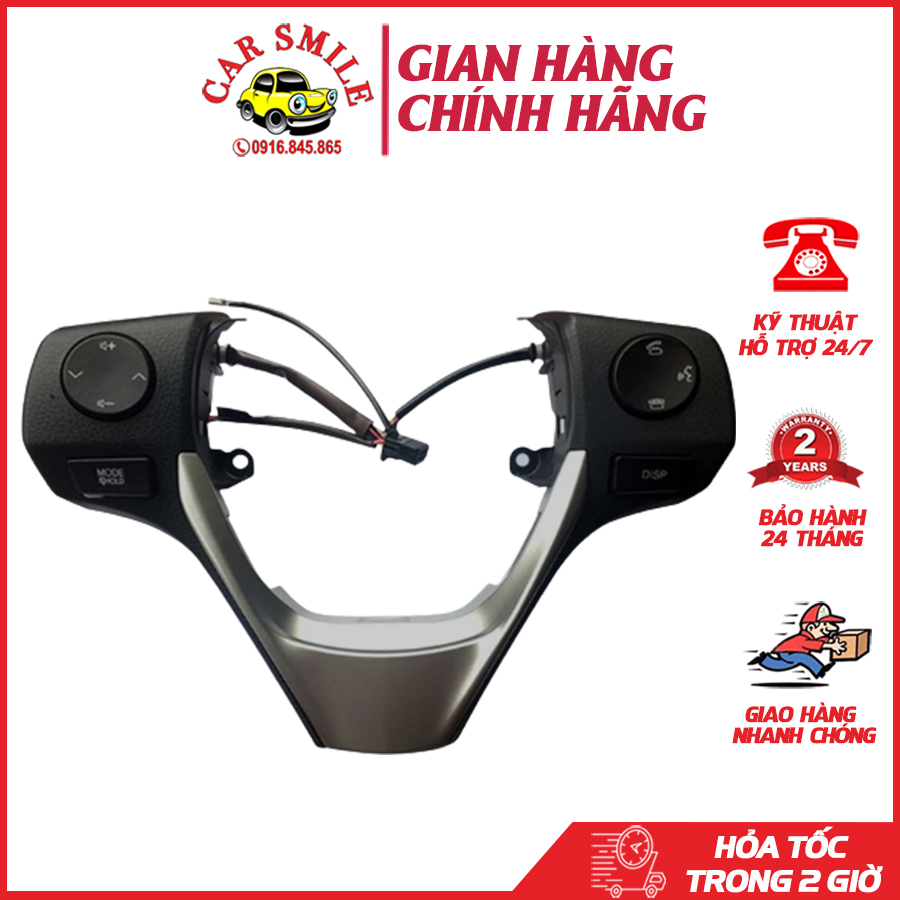 Khiển vô lăng vios 2019-2020-2021 - điều khiển vô lăng ô tô cắm giắc zin smile car