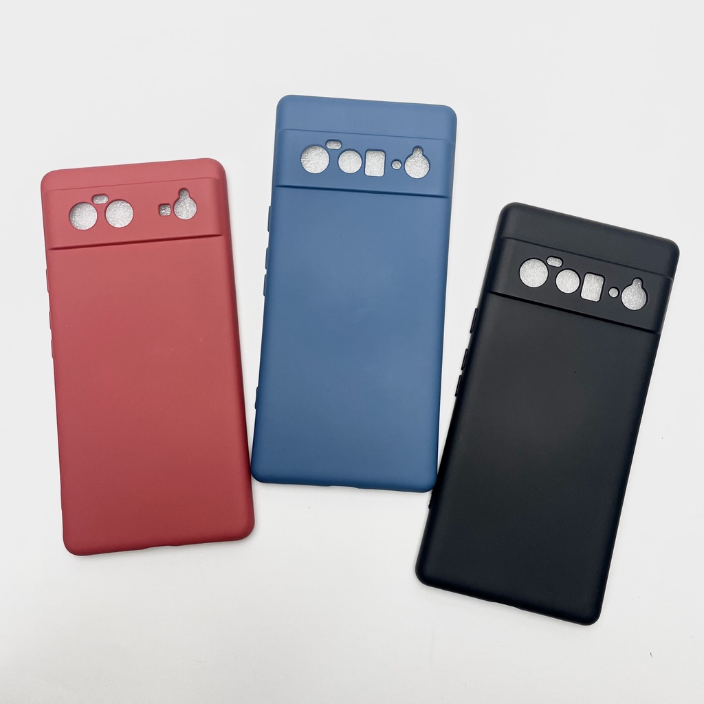 Ốp lưng chống bẩn google pixel 6 / 6a / 6pro / pixel 7 / 7pro, Mặt lưng lót vải chống sước