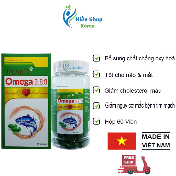 Dầu cá Omega 369 hạn chế lão hoá,tốt cho não,mắt,giảm cholesterol trong máu,giảm nguy cơ mắc tim mạch