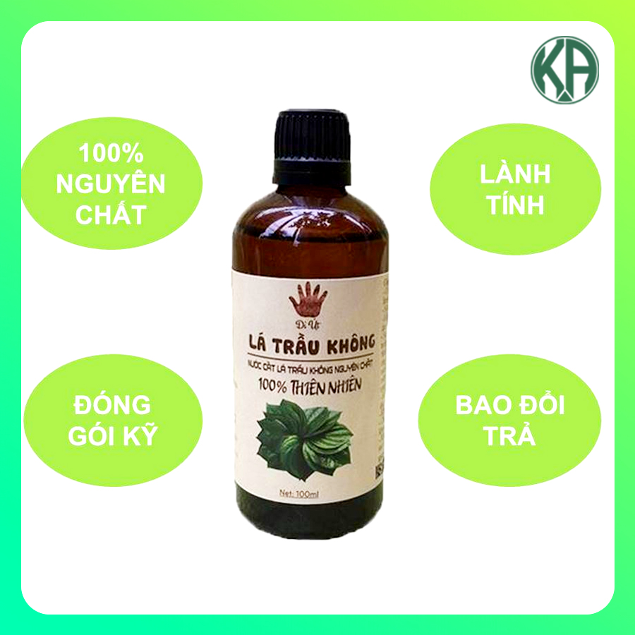 _nước cất tinh chất lá trầu không nguyên chất dì út