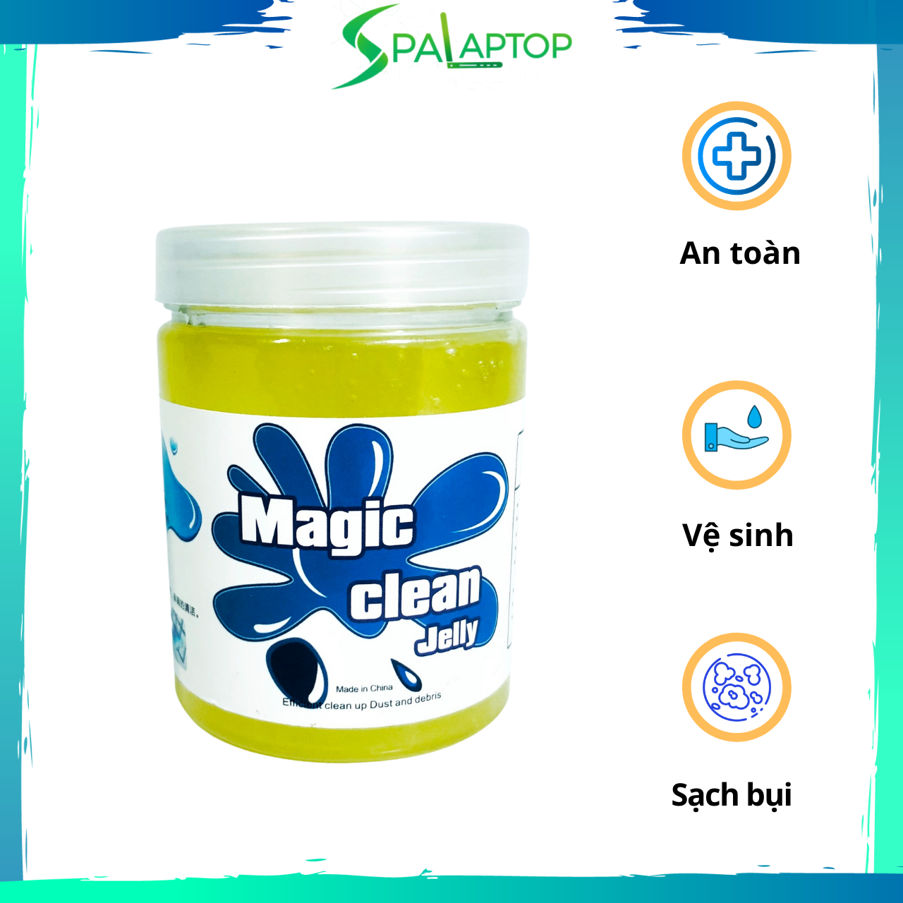 Gel vệ sinh đa năng Magic Clean dạng hộp siêu sạch an toàn - Spa Laptop