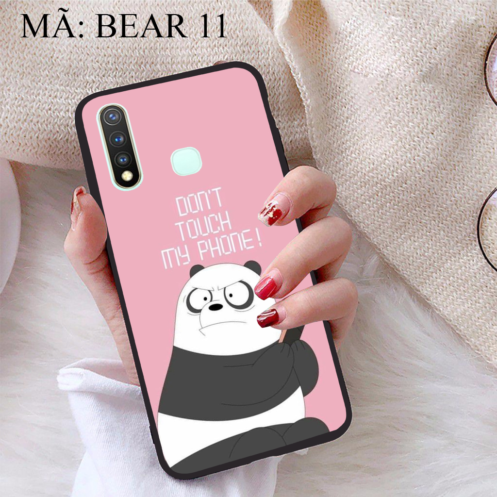 [HCM]Ốp lưng iCase dành cho  Vivo Y19 viền dẻo TPU BST Chúng ta là Gấu
