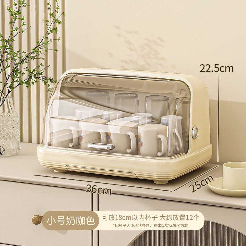 Giá Úp Cốc Có Nắp Chống Bụi Cho Nhà Bếp - Giá Úp Chén Bát có Nắp Đậy Kệ Úp Bát Chén Giá Úp Bát Để Bàn Tiện Lợi, Có Nắp Đậy Siêu Chắc Chắn