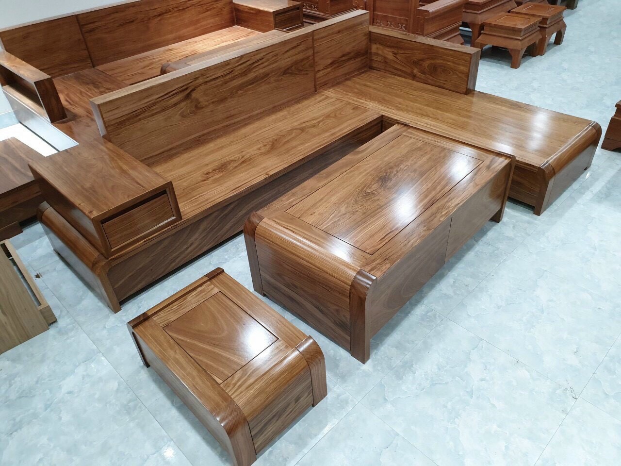 Bộ bàn ghế phòng khách thiết kế mới phong cách hiện đại sang trọng kích thước phù hợp - Nội thất phòng khách - Ghế bộ phòng khách - Bộ bàn ghế sofa - Sofa gỗ - Ship toàn quốc - Tư vấn nhiệt tình - Bảo hành tận nơi