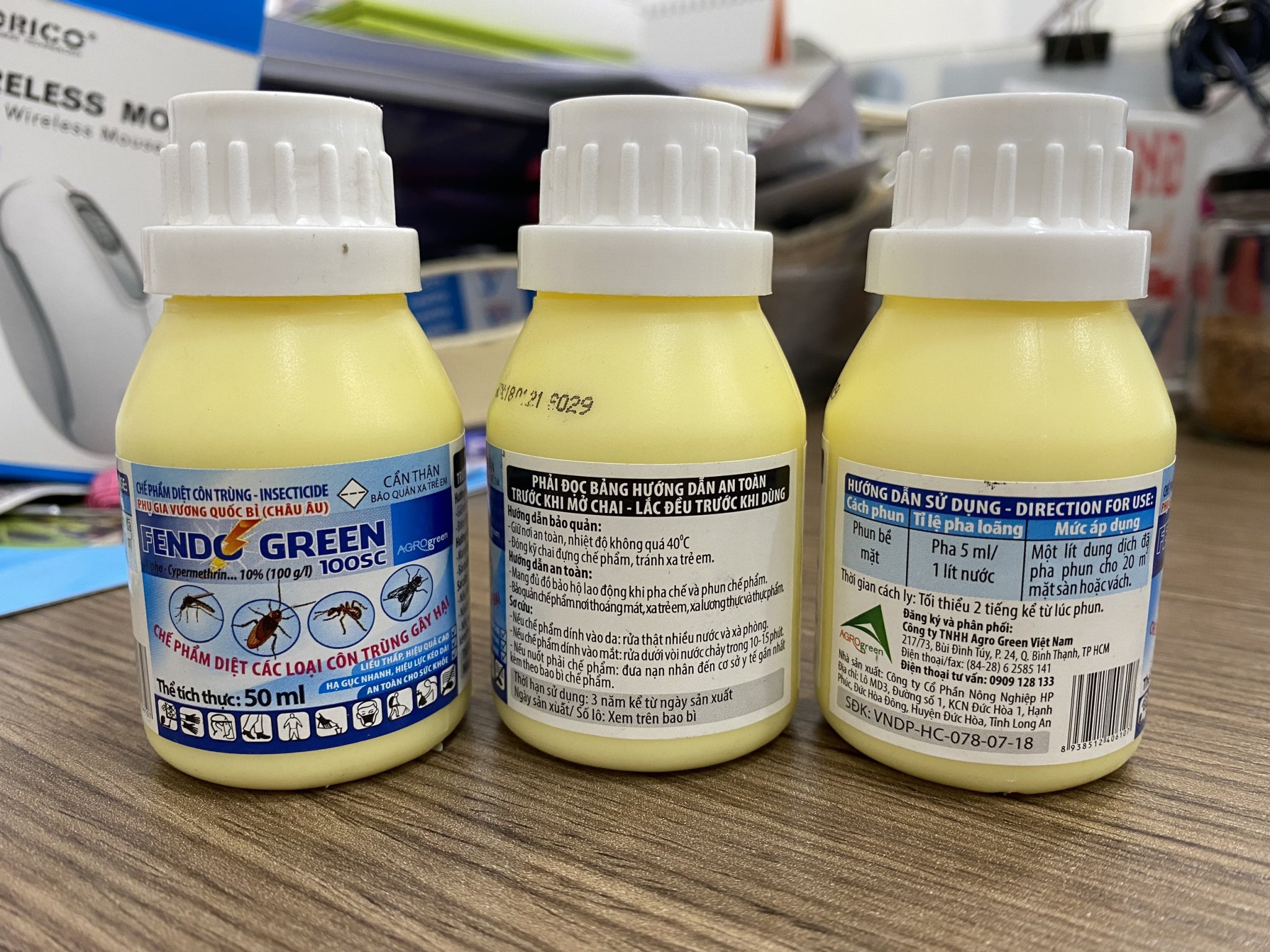FendoGreen 100SC thuốc diệt muỗi, kiến, gián, kiến ba khoang, ruồi, mạt gà