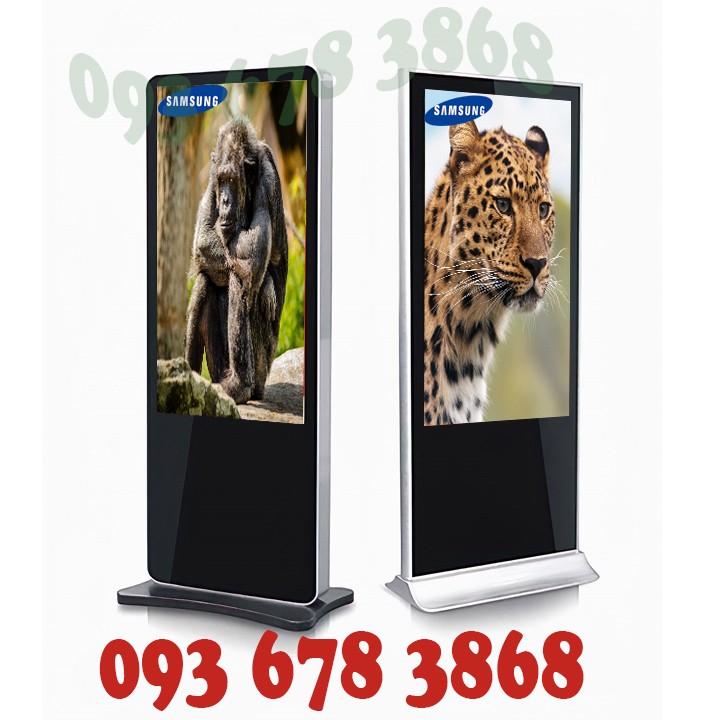 Màn hình quảng cáo chân đứng Samsung 55 inch Trong nhà, Sử dụng USB