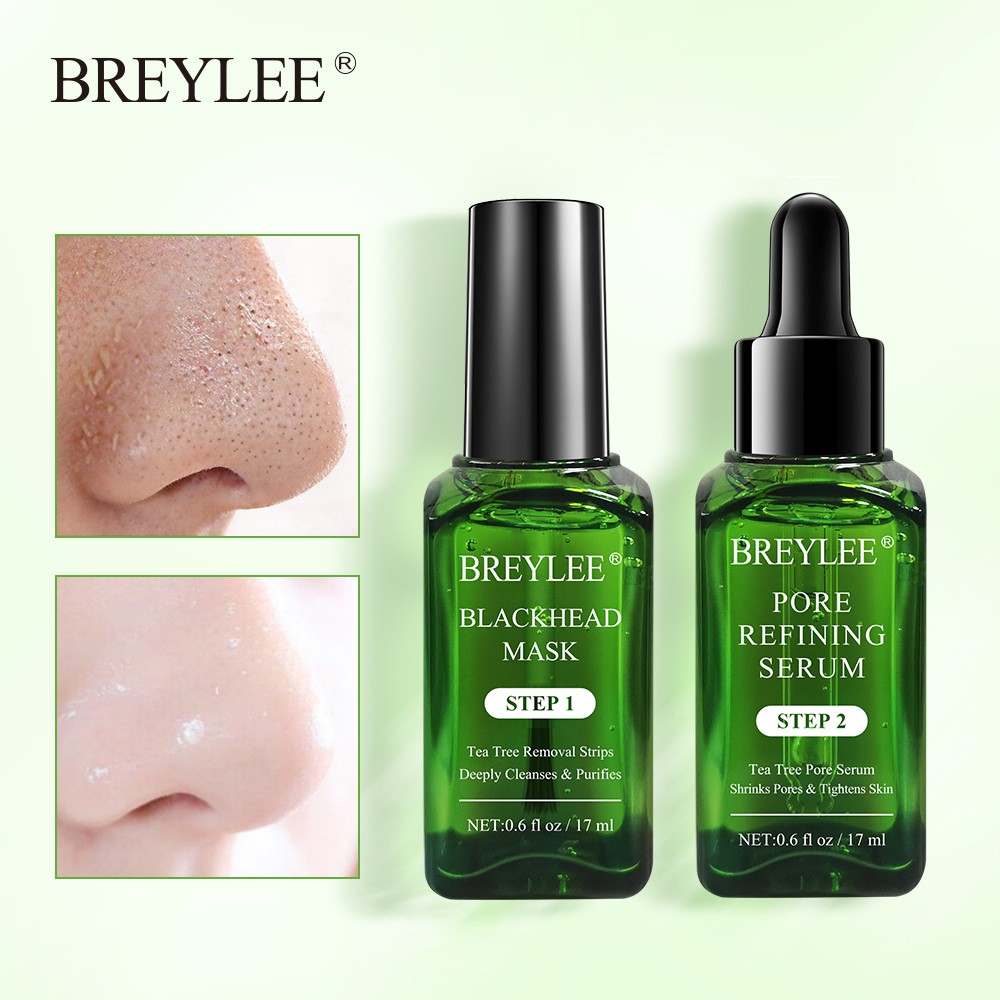 BREYLEE Serum Dưỡng Ẩm Ngăn Ngừa Ngừa Mụn Đầu Đen Thu Nhỏ Lỗ Chân Lông Chống Lão Hóa Kiểm Soát Dầu Chăm Sóc Da Pore Refining Serum Moisturizing Anti-aging Oil Control