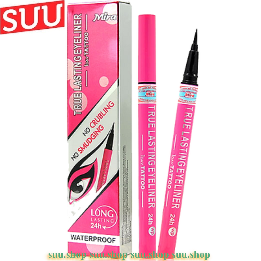 Bút lông kẻ viền mí mira true lasting eyeliner