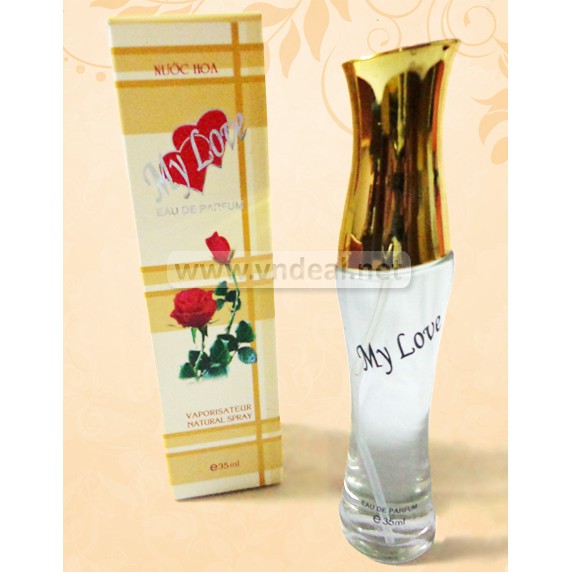 Combo 2 nước hoa my love 35ml vàng