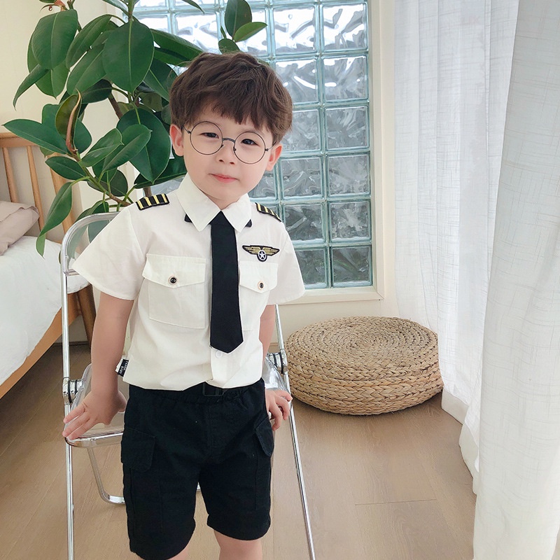 Bộ quần áo công tử Hàn Quốc cho bé trai 8-18kg chất mềm mịn thoáng mát đáng yêu giá cực hót