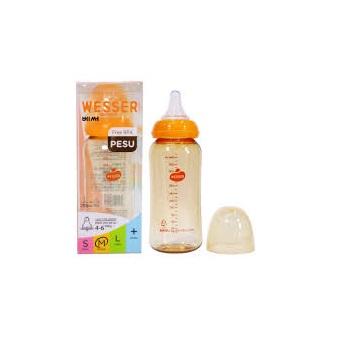 Bình sữa wesser pesu kháng khuẩn cao cấp - hàn quốc - cổ hẹp