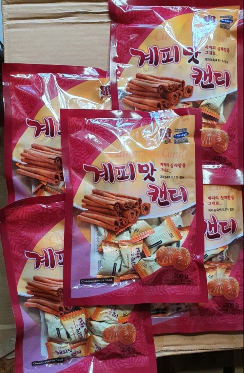 Kẹo quế hàn quốc gói 200g