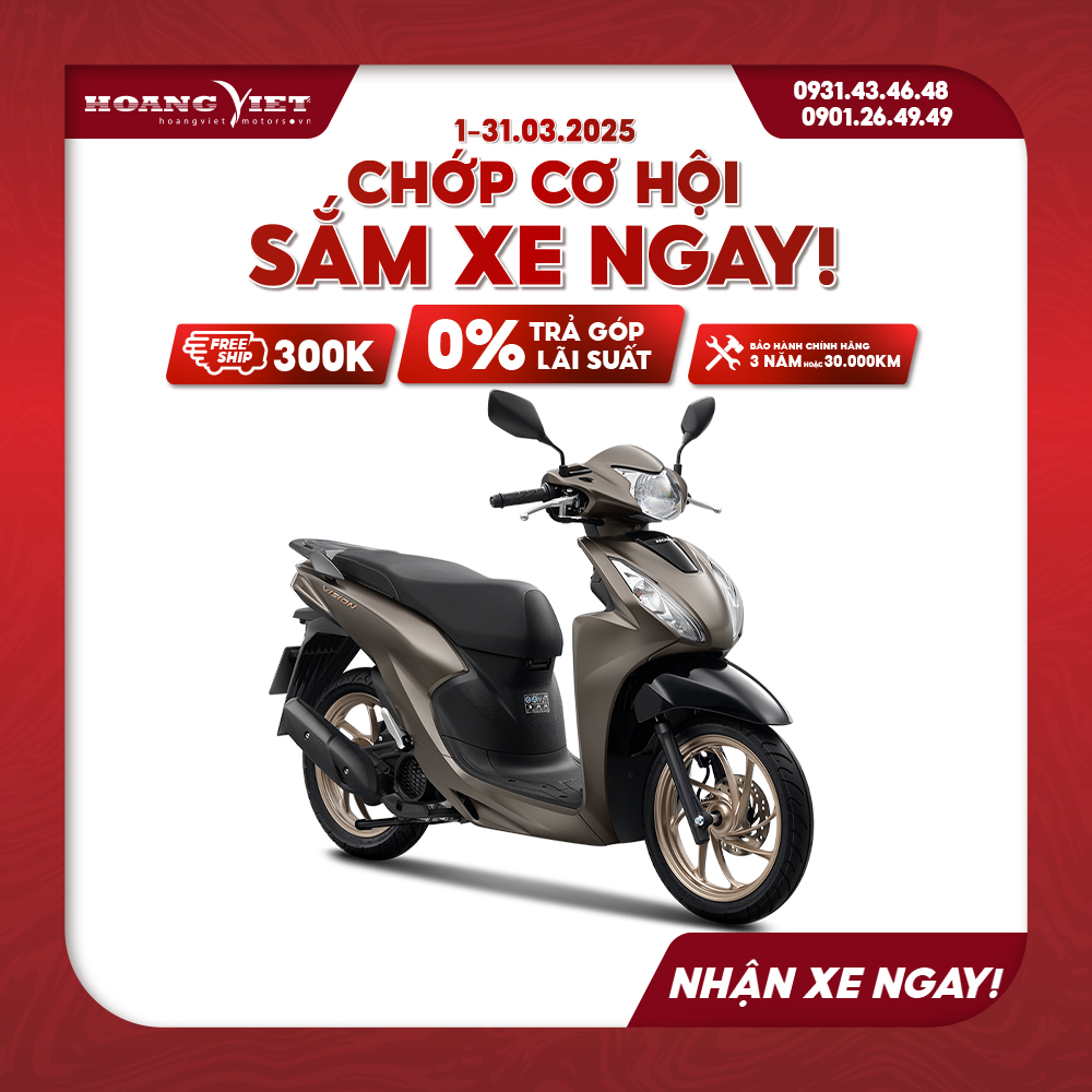 Xe Máy Honda Vision 110cc 2025 - Phiên Bản Đặc Biệt