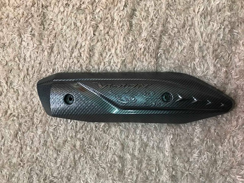Ốp bô đen carbon xe vision đời 2014 đến 2020