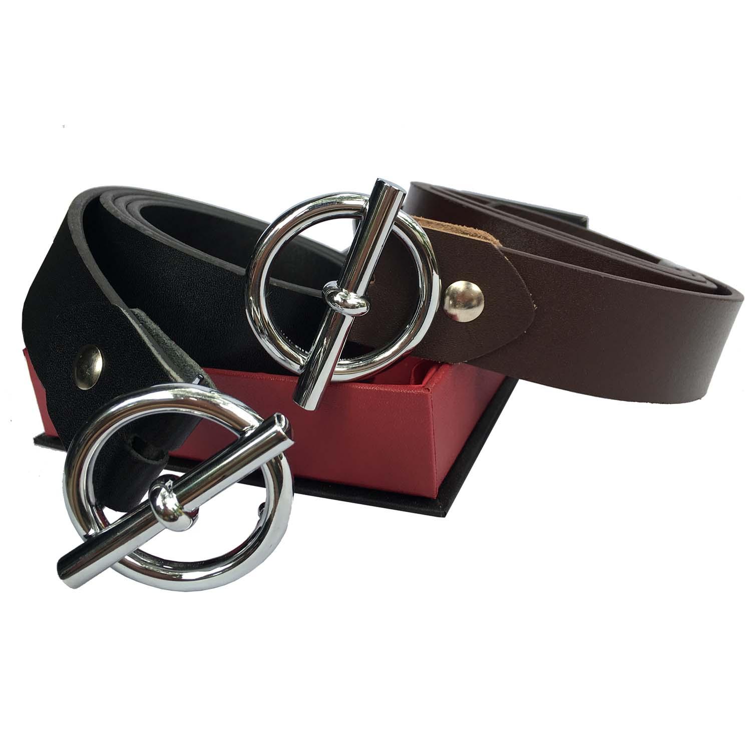 Thắt lưng nam da thật khóa chữ o dl leather dlkkco-09