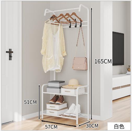 Giá treo quần áo chữ L nội thất thông minh Pihouse, tủ quàn áo chữ L phòng cách Hàn Quốc