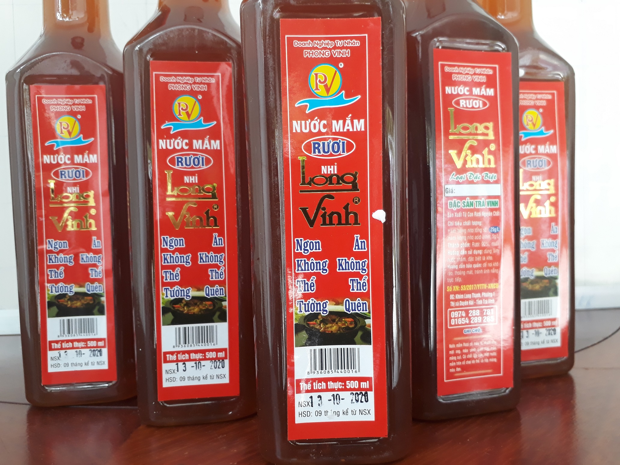 Nước mắm rươi hảo hạng thơm ngon 500ml chuẩn 25 độ đạm