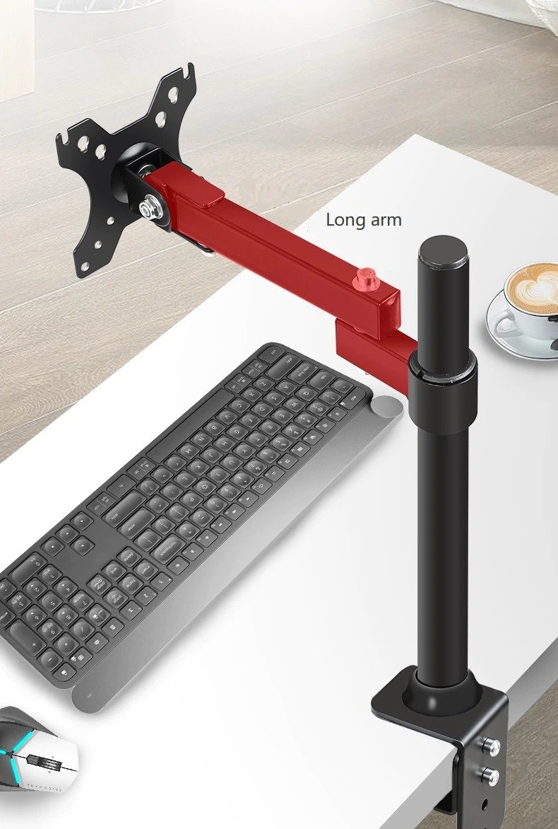 Giá treo màn hình máy tính LCD xoay 360 độ - Chân đứng - Tay dài 23 cm, XL03