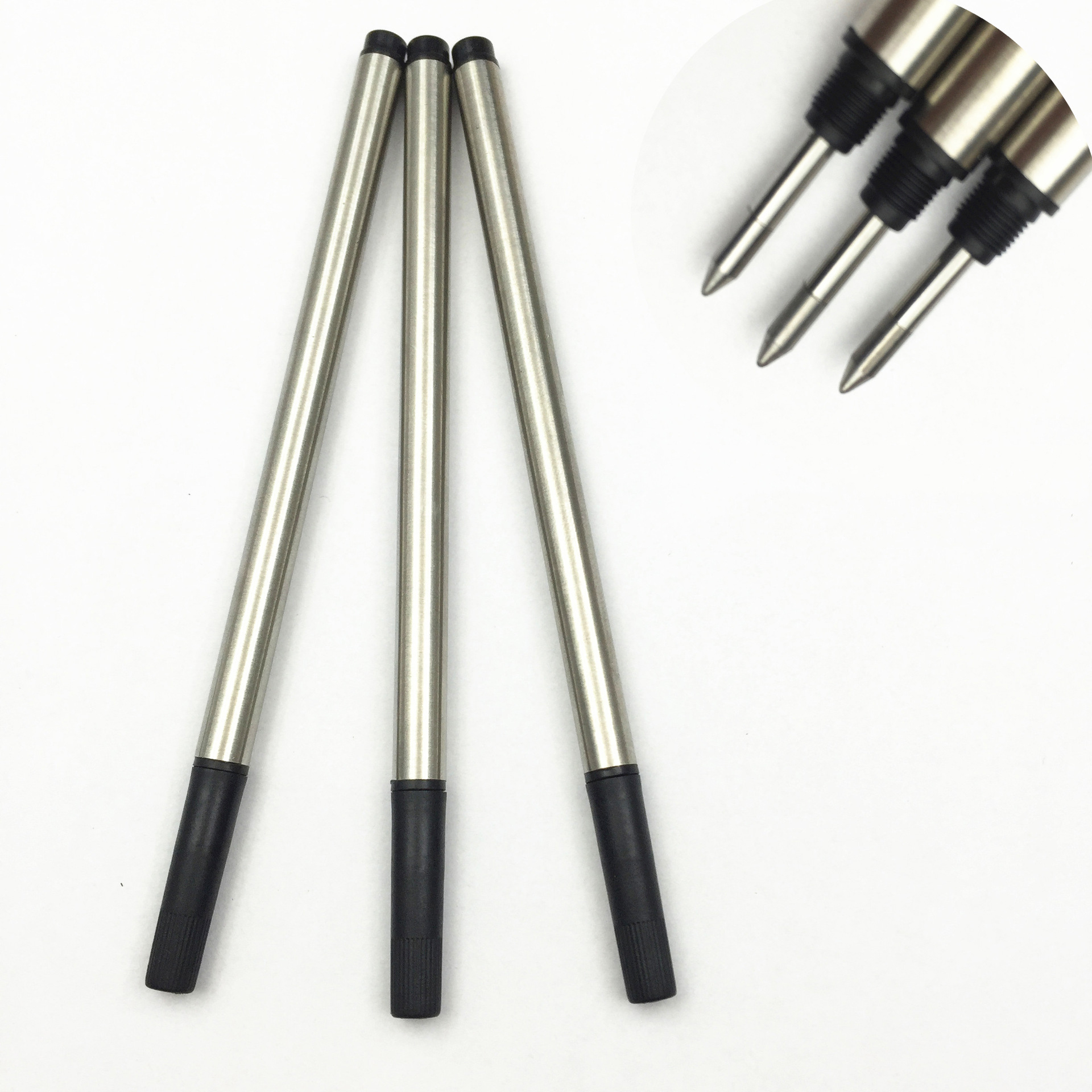 Combo 3 Ruột bút bi có ren xoáy cho các dòng bút Parker, Montblanc. Picasso, Lamy – Trơn mượt Dan House