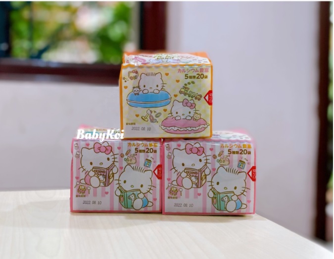 Gia vị rắc cơm Hello Kitty Nhật gồm 20 gói nhỏ cho trẻ ăn dặm