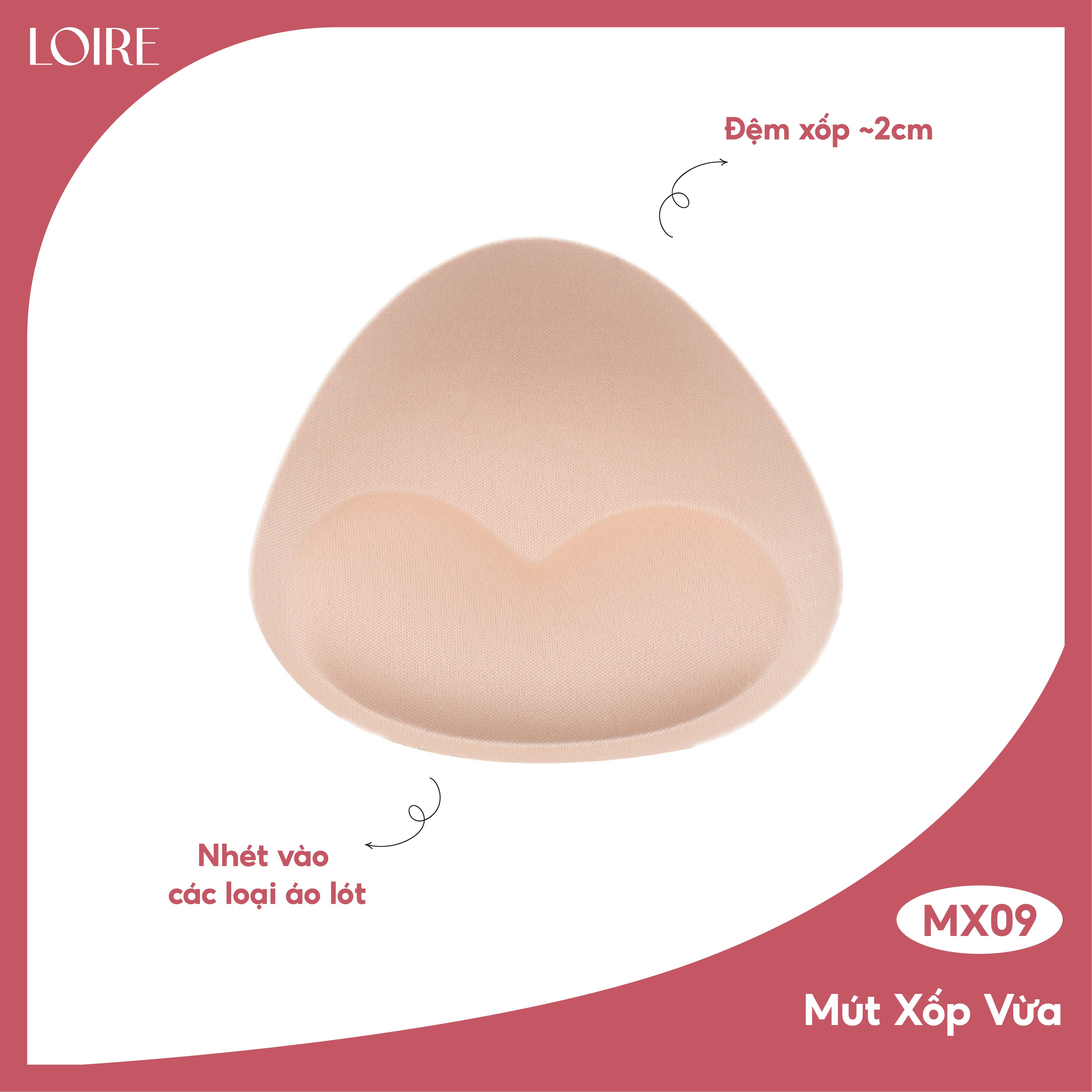 Mút xốp đệm 4cm loirechic mx09