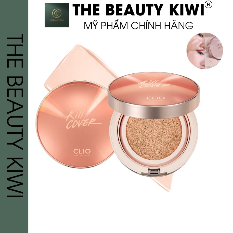Cushion Clio Kill Cover Glow Fitting SPF50+ PA++++ 4-B0 Ginger