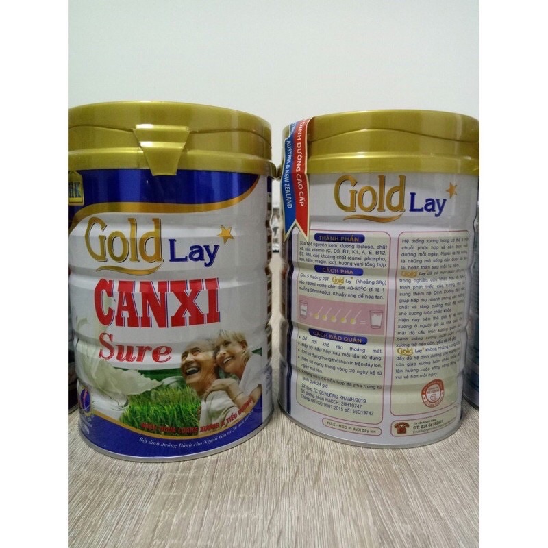 Sữa canxi goldlay 900g date mới