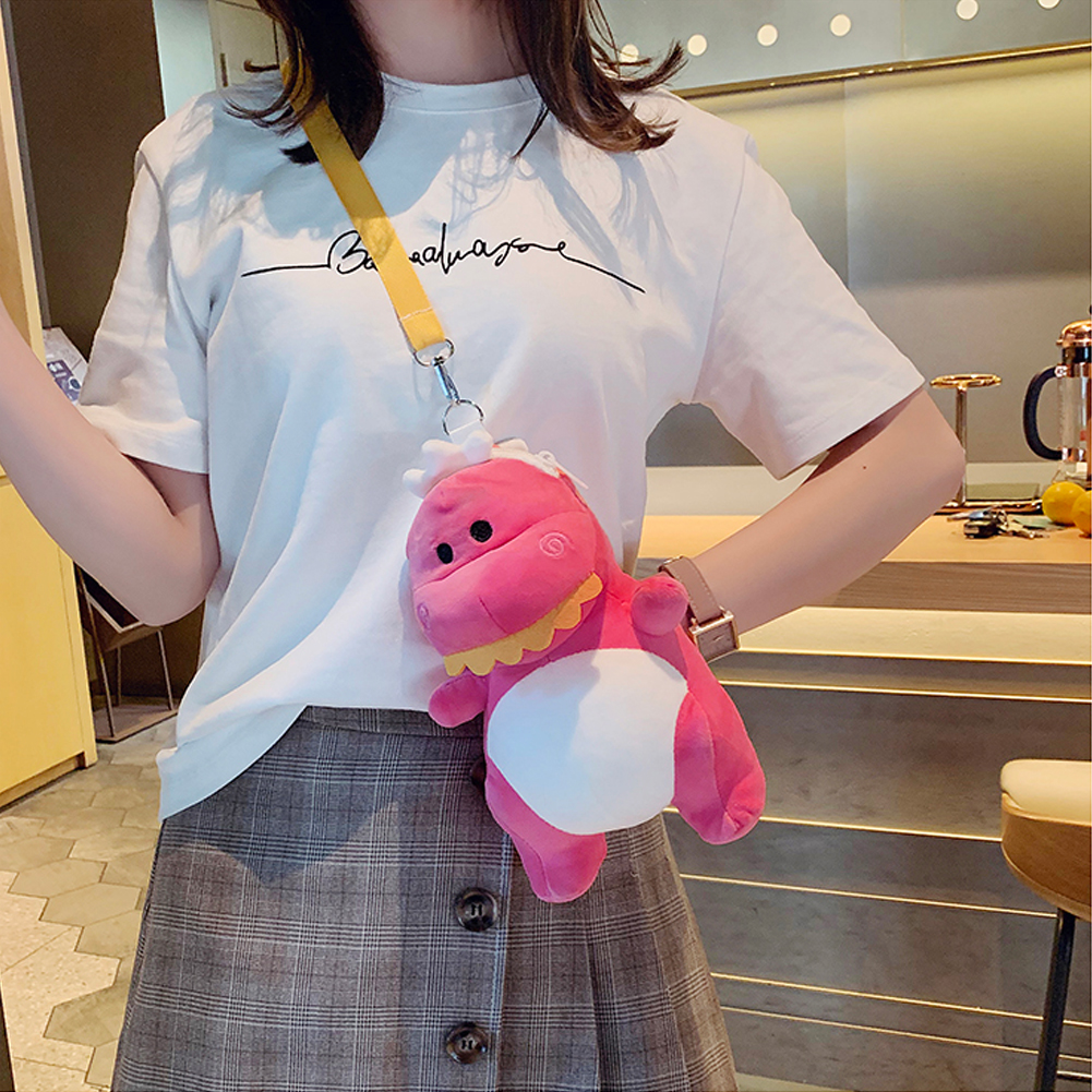 Khủng long túi đeo chéo nữ mini hàn quốc túi xách nữ đeo chéo cute túi tote vải mềm