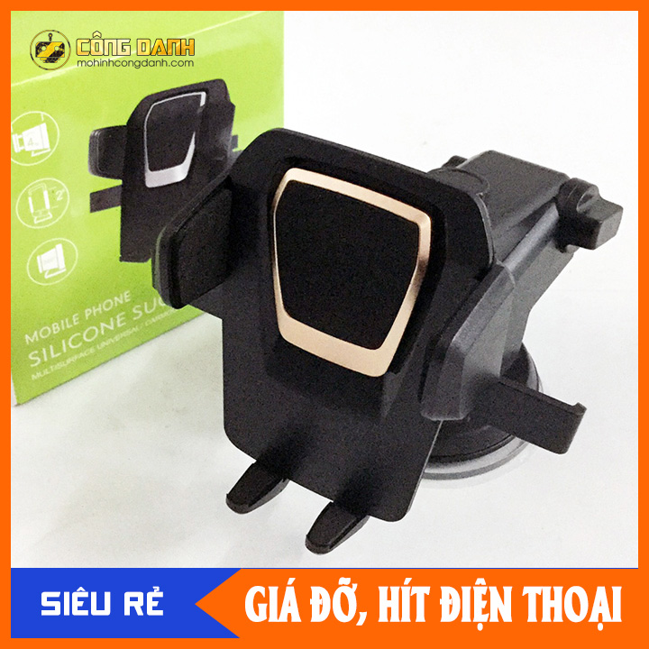 [Siêu Giảm] Giá Đỡ, Cục Hít Điện Thoại Ô Tô 360 độ gắn mọi vị trí