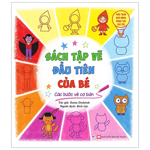 Fahasa - sách tập vẽ đầu tiên của bé - phát triển khả năng sáng tạo cho trẻ