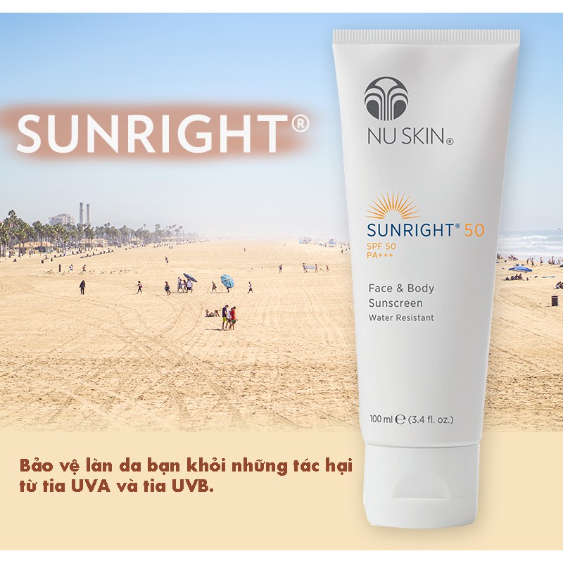 Kem chống nắng spf50 của nuskin