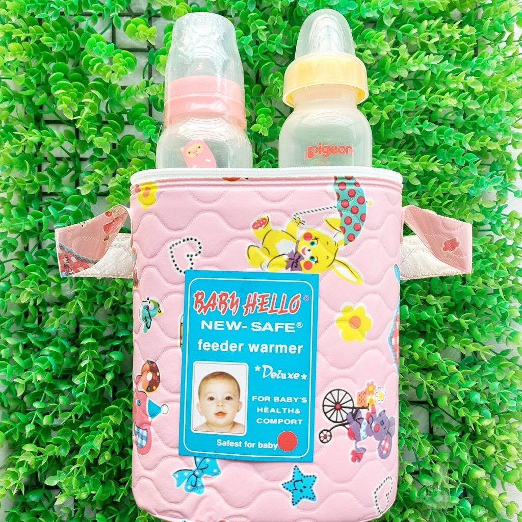 Bình ủ sữa đôi lớn dùng cho 2 bình cổ hẹp 260ml, ủ cháo ủ sữa tiện lợi khi đi xa giữ nhiệt lâu 3-5 tiếng