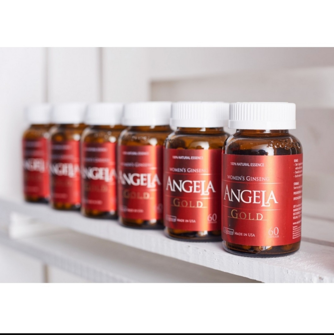 ( TẶNG GÓI THEMAZ) ANGELA GOLD 60VIÊN. SẢN PHẨM CÓ TEM NHẬP KHẨU CHÍNH HÃNG VÀ CÓ TEM CÀO TÍCH ĐIỂM. DATE 04/2023.