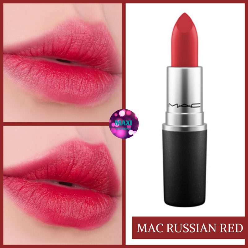 Son mac matte màu 612 russian red - màu đỏ cổ điển