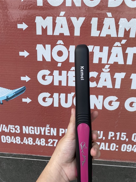 Máy duỗi tóc kemei 328