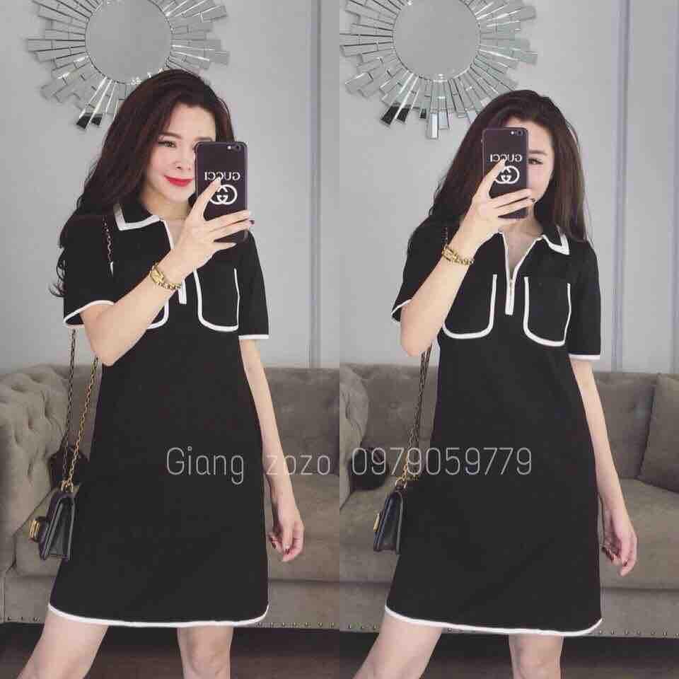 Đầm suông viền Big size
