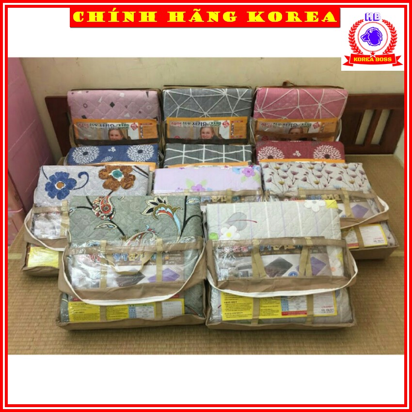 Chăn điện hàn quốc, khổ 1,35m x 1,8m - đệm điện vải cotton nội địa