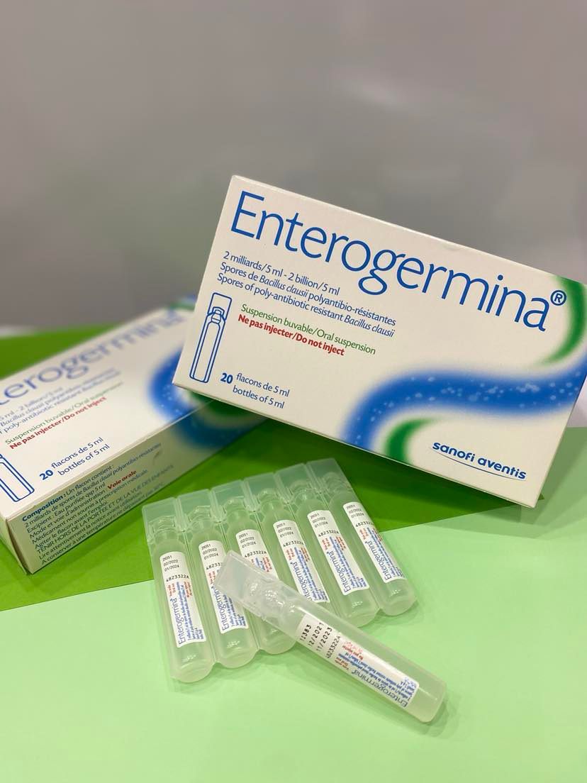Men vi sinh enterogermina hộp 20 ống