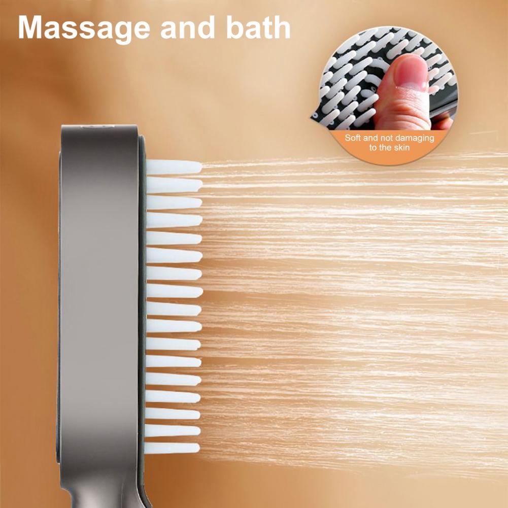 ∋∋ Durable Shower Spray One Button Change Comb Shower Head Adjustable Showering 2-in-1 Bathroom Handheld Massage Comb Showerhead
