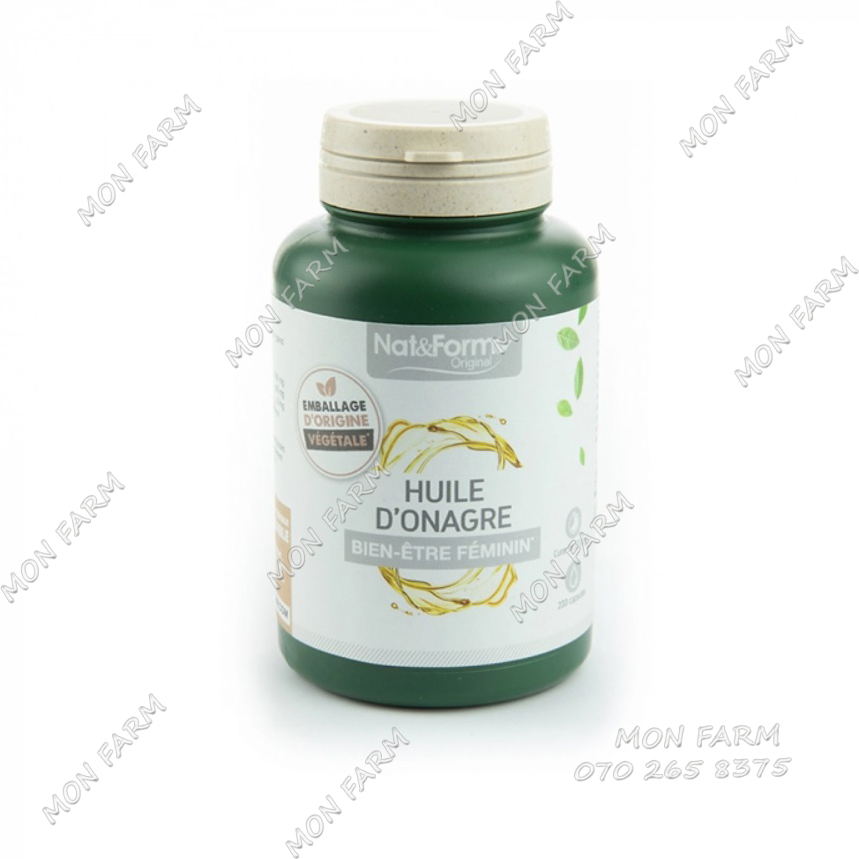 Tinh Dầu Hoa Anh Thảo Nat & Form 200 Viên