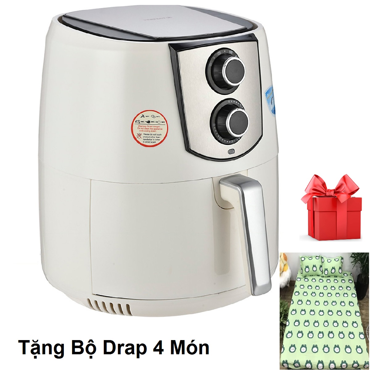 [HCM]Nồi Chiên Nướng Không Dầu Đa Năng Dung Tích 5L Perfect USA Dùng Cho Gia Đình