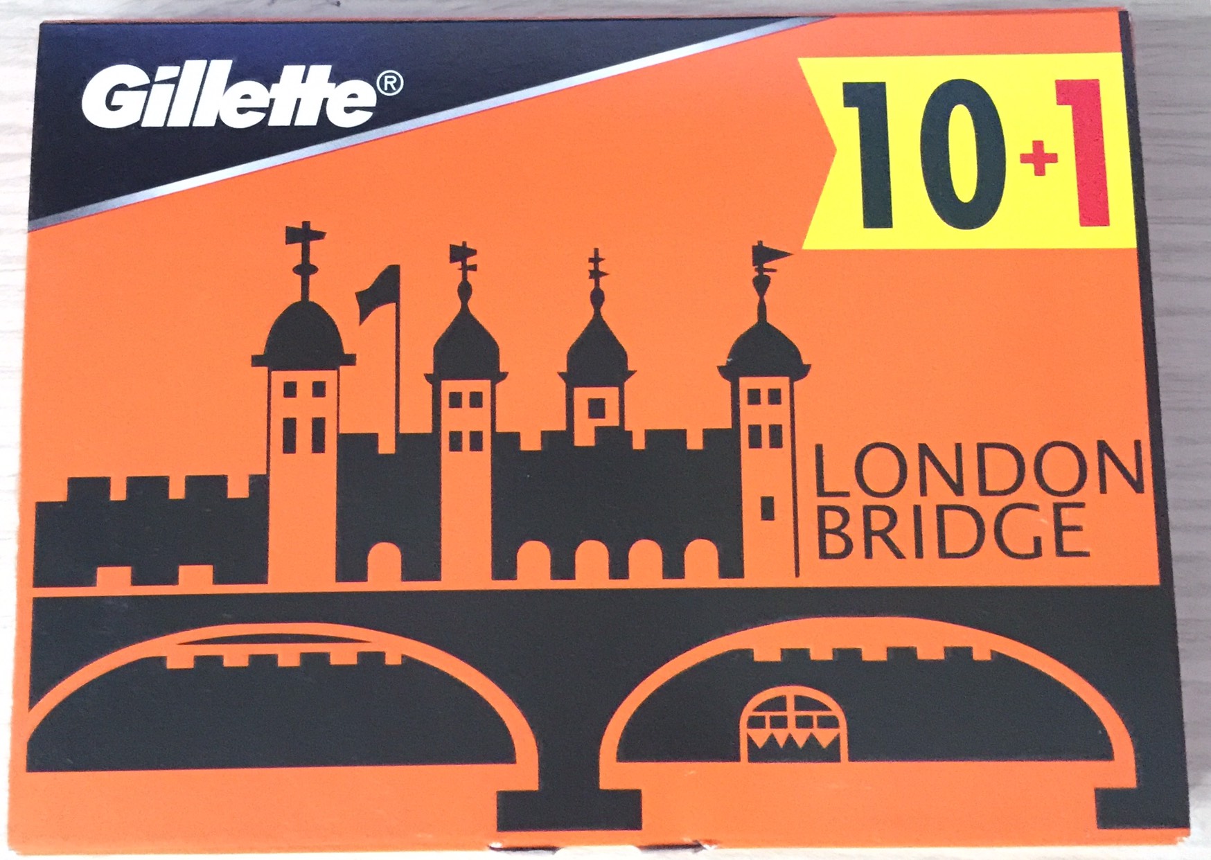 Lưỡi lam Gillette London Bridge 10+1 - Hộp 110 cái