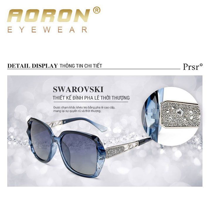 Fullbox- MẮT KÍNH NỮ THỜI TRANG CAO CẤP  AORON, Chống tia UV- THỜI TRANG ITALY