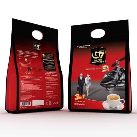 Instant coffee G7 3in1 Trung Nguyen 800G50 package x 16g