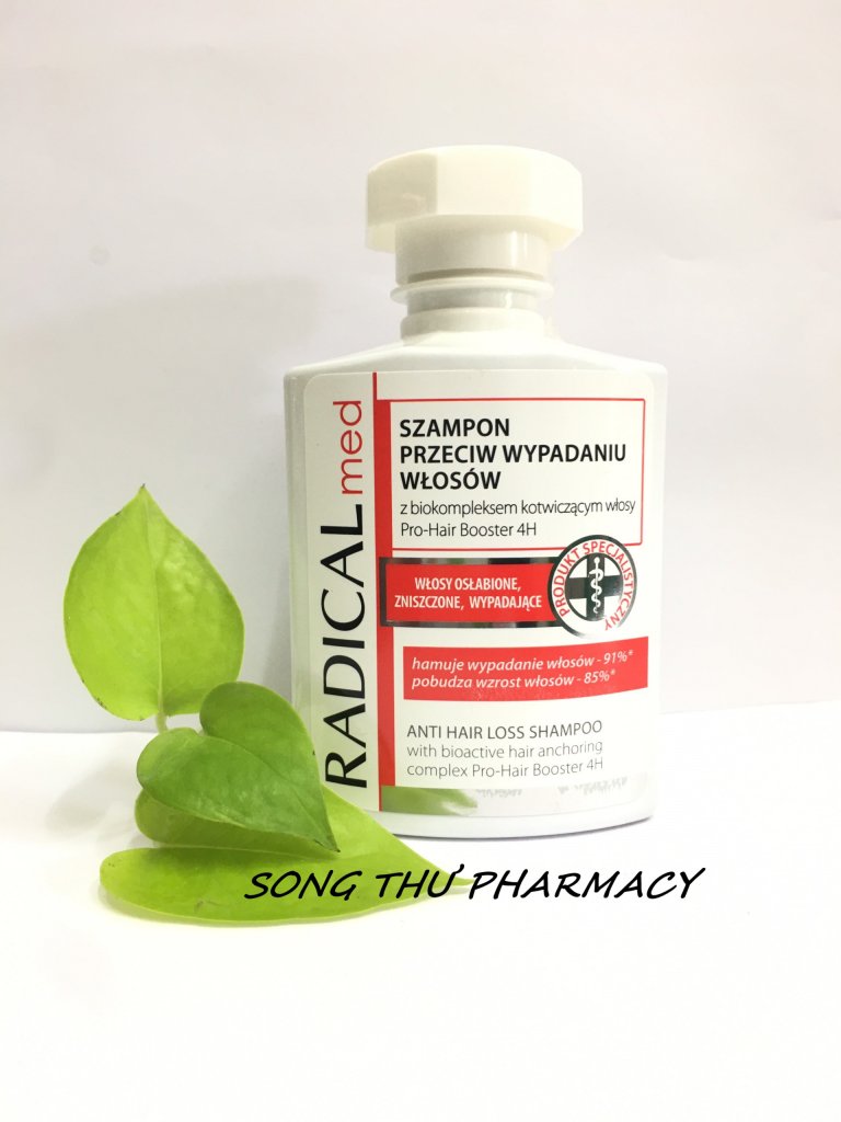 Radical med anti-hair loss shampoo – dầu gội giảm rụng tóc
