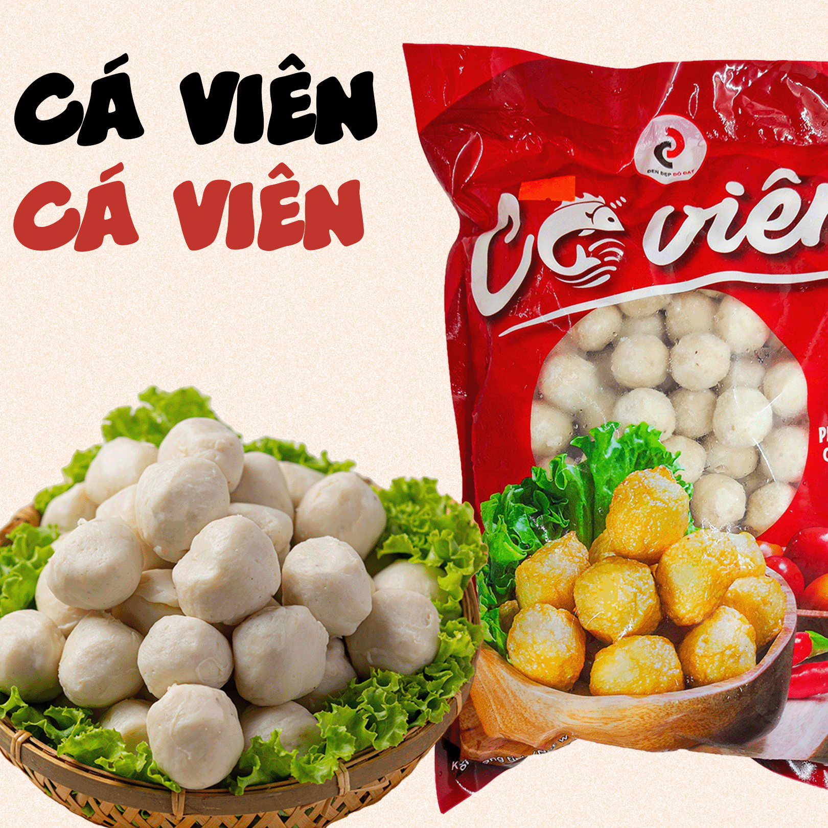 Cá viên 200v - 1kg - công ty đen đỏ - cá viên thả lẩu/xiên que - đen đỏ - cá viên trắng ngon - viên cá trắng - cá viên giá sỉ - cá viên giao sỉ - cá viên ngon bổ rẻ - dendo - den do - công ty đen đỏ food thức ăn