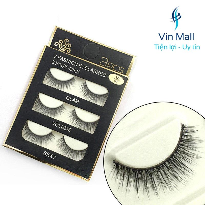 Mi giả lông chồn 3d 3pcs