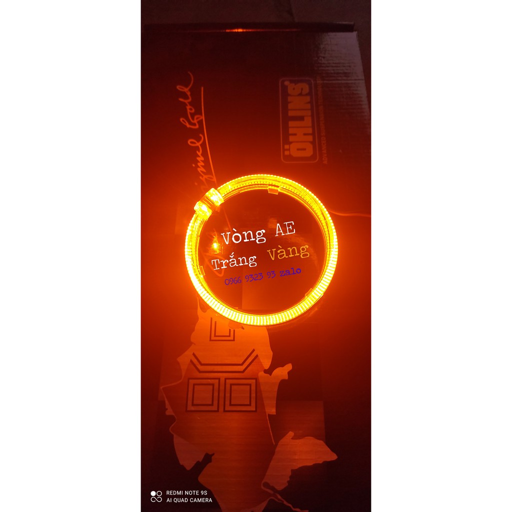 VÒNG THIÊN THẦN GẮN BI LED BI XENON TRẮNG-XN VÀNG