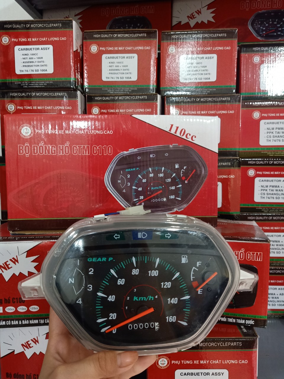 Đồng hồ công tơ mét lắp xe honda wave