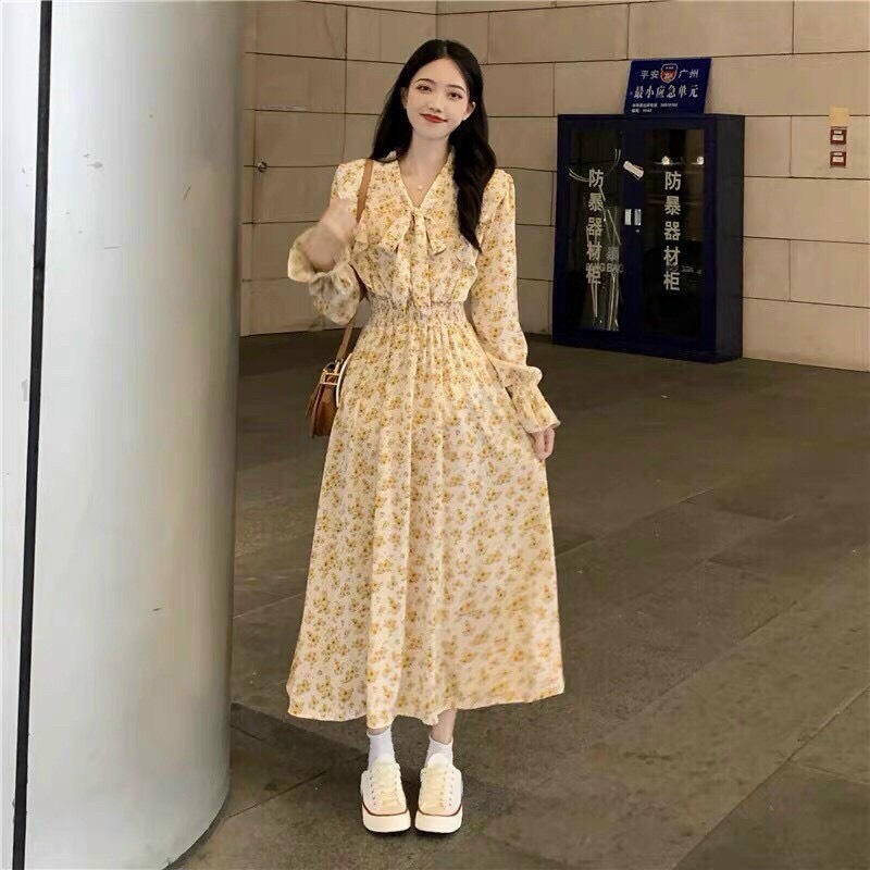 Mua Váy Vintage Hàn Quốc trẻ trung đáng yêu 3 size SML  Tiki